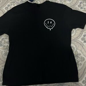 Graphic tee shirt , From Romwe , Size Medium , Color black